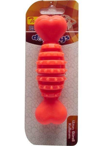 Plastik Halter Kemik Dikenli Küçük Köpek Oyuncağı 12 cm modelleri
