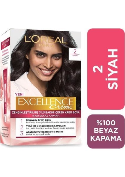 Loreal Excellence Saç Boyası 2 x2+Saç Boyama Seti