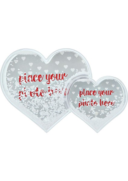 Çift Kalp Kar Küresi 5040KB