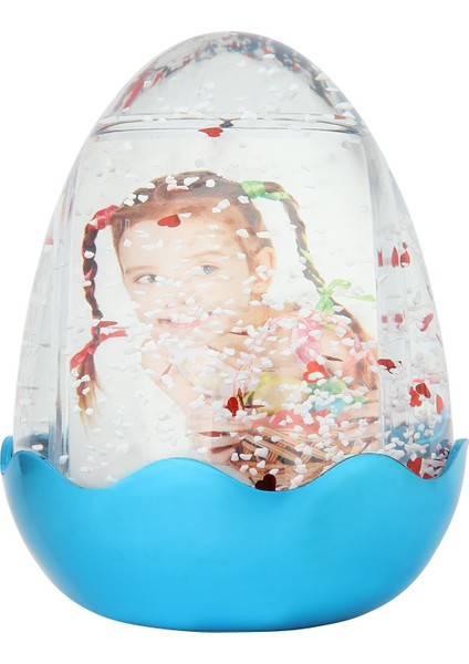 Parlak Mavi Yumurta Kar Küresi 5033DMK