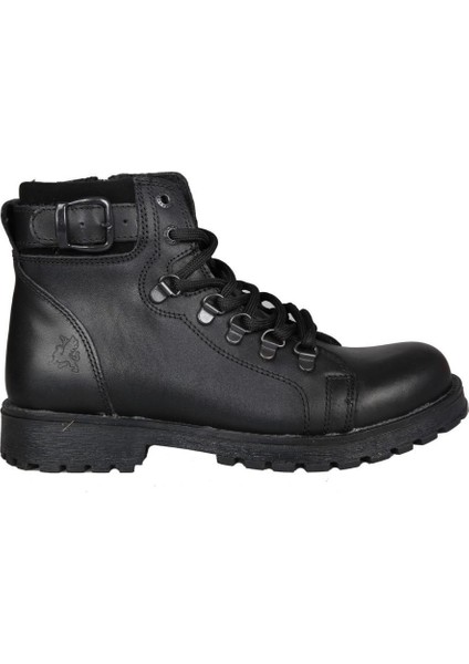 8028 Saf Deri (36-39 Arası) Siyah Unisex Bot