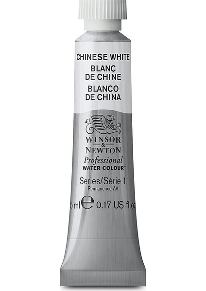 Winsor & Newton : Professional : Tüp Sulu Boya : 5 ml : Chinese White 150 S.1