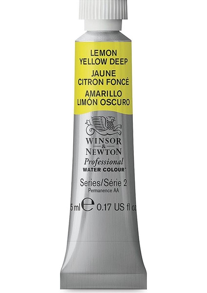 : Professional : Tüp Sulu Boya : 5 ml : Lemon Yellow Deep 348 S.2