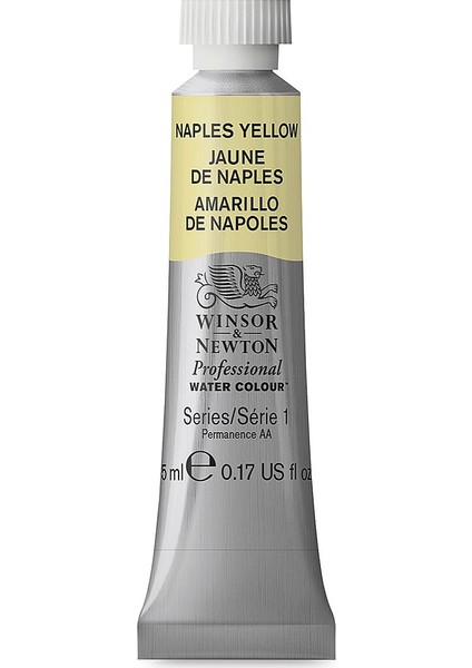 Winsor & Newton : Professional : Tüp Sulu Boya : 5 ml : Naples Yellow 422 S.1