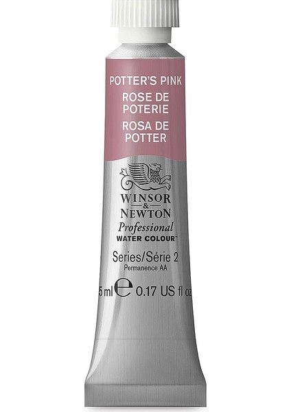 : Professional : Tüp Sulu Boya : 5 ml : Potter's Pink 537 S.2