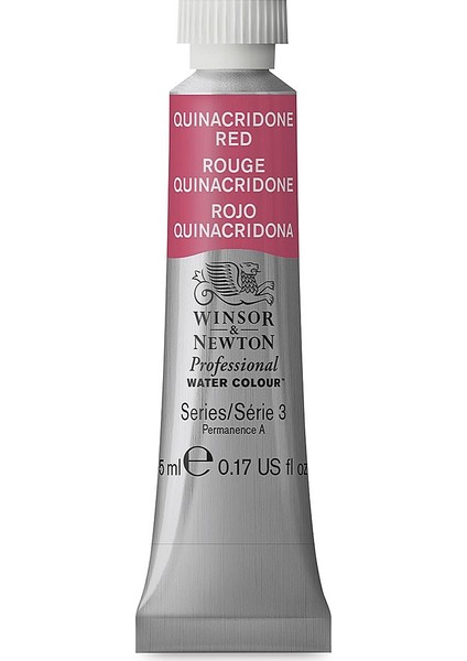 Winsor & Newton : Professional : Tüp Sulu Boya : 5 ml : Quinacridone Red 548 S.3