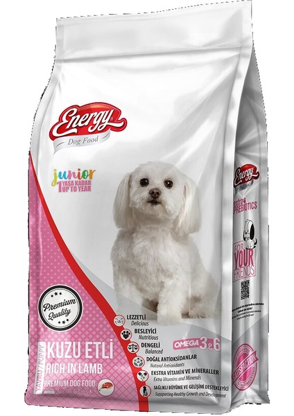 Dog Food Energy Kuzu Etli Yavru Köpek Maması-3 Kilogram