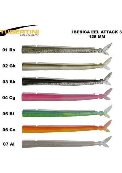 Body Seıka Eel Attack 3pz 125MM - #07 Renk Kodu