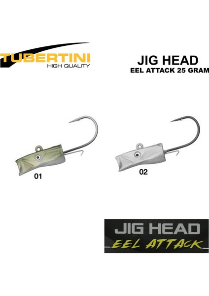 Iberica Eel Attack 2 Jig Head 25 G #02 Renk Kodu