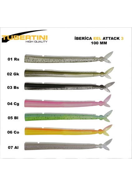 Body Seıka Eel Attack 3pz 100MM - #04 Renk Kodu