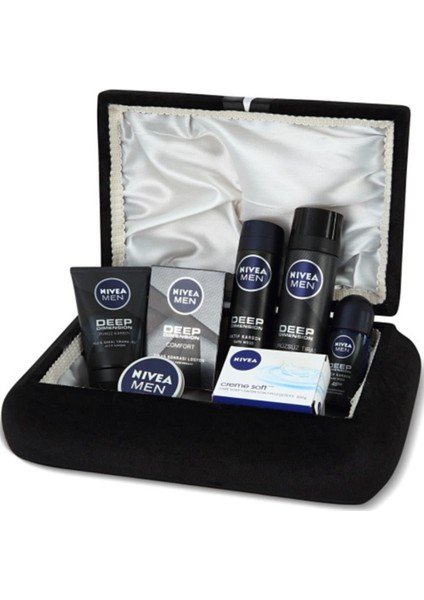 Erkek Bakım Seti - Damat Çeyiz Sandık Nişan Bohça Seti