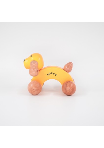 Ahşap Köpek Sarı