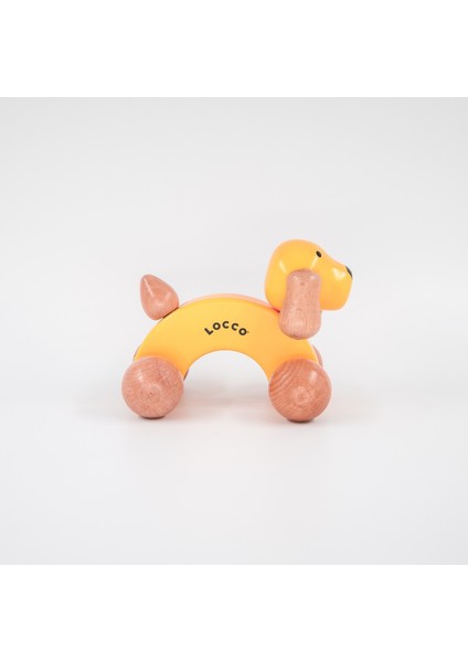 Ahşap Köpek Sarı