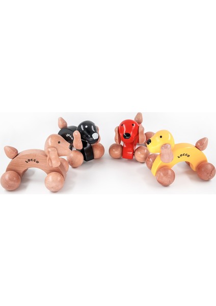 Ahşap Köpek Sarı