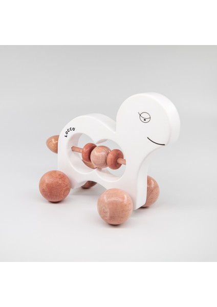 Ahşap Kaplumbağa Beyaz