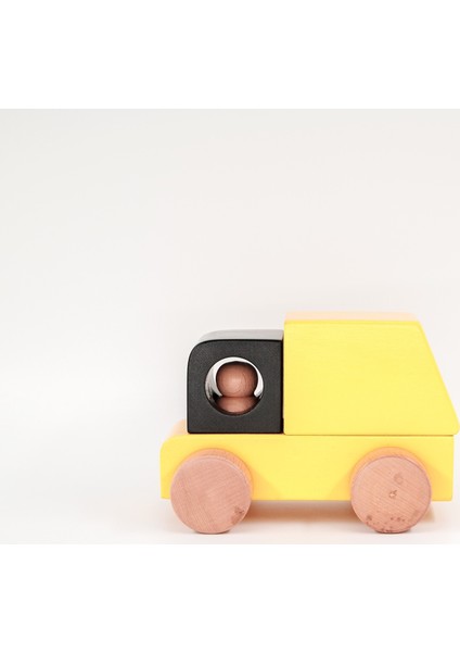 Ahşap Çöp Arabası Sarı fiyatları