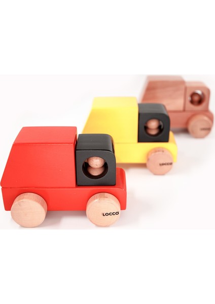 Ahşap Çöp Arabası Sarı fırsatları