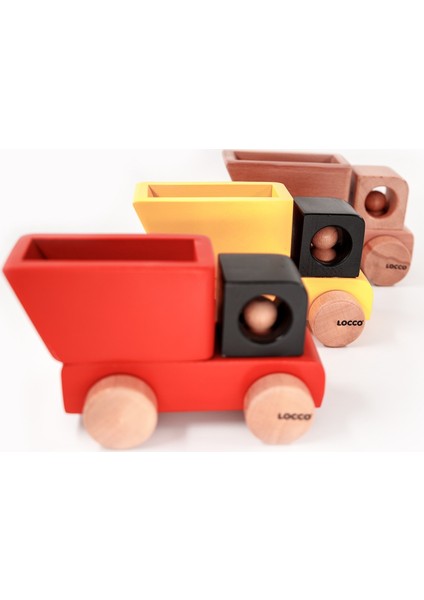 Ahşap Kamyon Naturel fırsatları