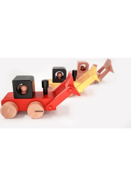 Ahşap Dozer Sarı fırsatları