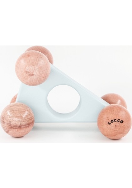 Ahşap Üçgen Araba Mavi modelleri