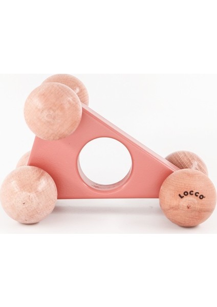 Ahşap Üçgen Araba Pembe modelleri
