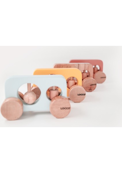 Ahşap Dikdörtgen Araba Pembe indirimleri