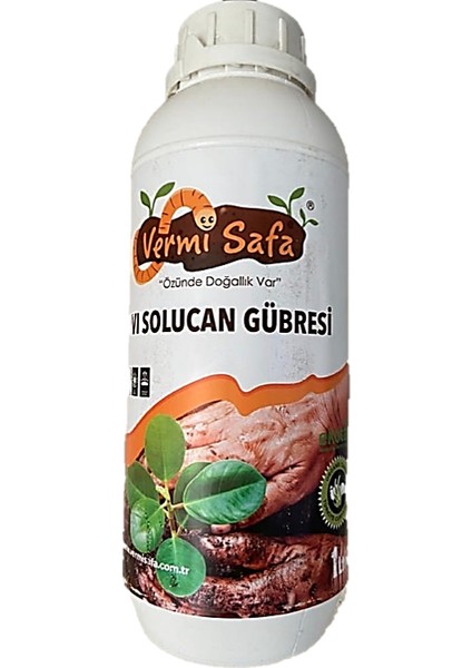 Organik Solucan Gübresi 2kg Katı+1lt Sıvı