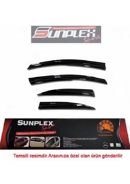 Dacıa Duster Mügen Sport Cam Rüzgarlığı 2010-2017 Ön - Arka 4 Parça