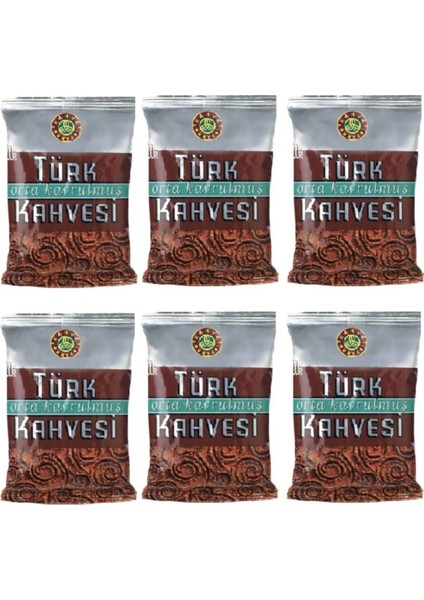 Kahve Dünyası Orta Kavrulmuş Türk Kahvesi 100 gr 6'lı Paket