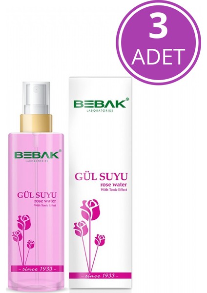Gül Suyu Sprey Kutulu 3x160 ml