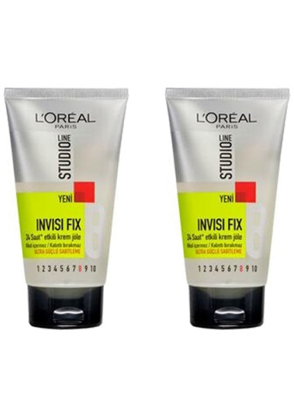 Loreal Paris 24 Saat Tutucu Güçlü Saç Jölesi 2x150 ml No: 8