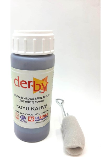 Deri Eşya,ayakkabı,direksiyon Rutuş ve Boyası K.kahve +Uygulama Süngeri