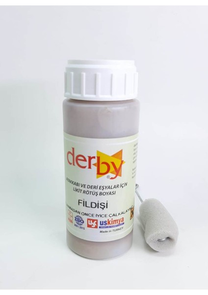 Deri Eşya,ayakkabı,direksiyon Rutuş ve Boyası Fildişi +Uygulama Süngeri