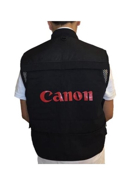 Canon Siyah Fotoğrafçı Yeleği Xxl Beden modelleri