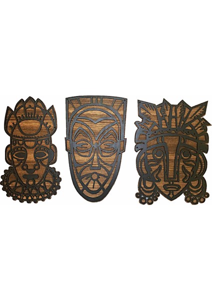 Ahşap Mask TABLO(70X165CM)