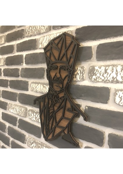 Dekoratif Ahşap Atatürk TABLOSU(70X44CM)