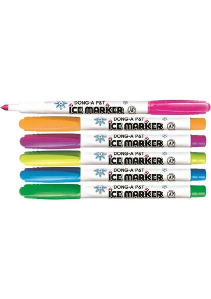 Dong-A 6 Renk Ice Marker Keçeli Kalem 239106