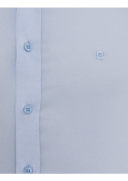 Erkek Koyu Mavi Slim Fit Uzun Kollu Gömlek 50229515-VR032 indirimleri