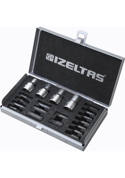 Izeltaş 1113003020 Manyetik Lokmalı Anahtar Seti 1/2" 20 Parça