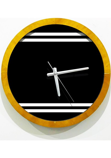 RacartShop Ahşap Kabartmalı Dekoratif Duvar Saati