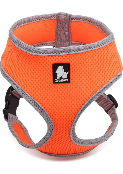 Air Mesh Turuncu Köpek Göğüs Tasması