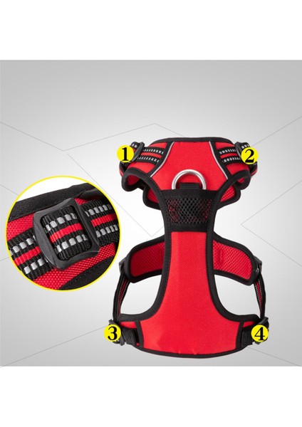 Alüminyum D-Halkalı, Ergonomik, Mavi Göğüs Tasması indirimleri