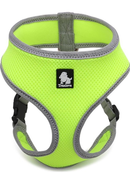 Air Mesh Neon Sarı Köpek Göğüs Tasması