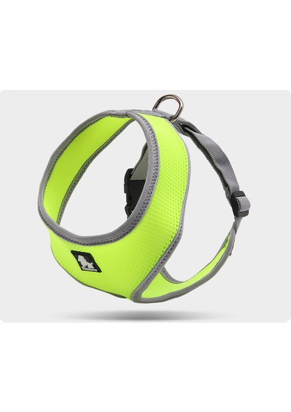 Air Mesh Neon Sarı Köpek Göğüs Tasması