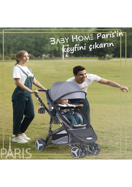 Baby Home 945 Paris Travel Sistem Bebek Arabası Anne Yanı Sepet Beşik 7 İn 1 Takım