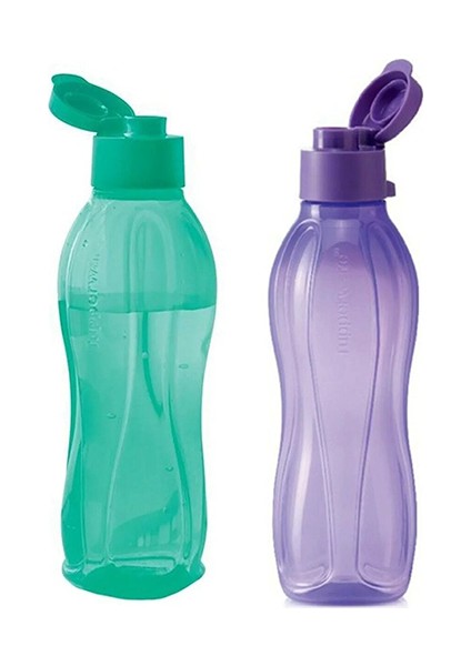 Eko Şişe 2'li Set  750 ml Mint -750 ml Lila