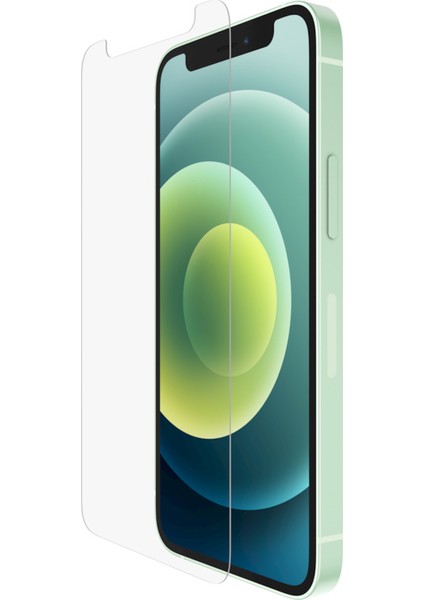 Apple iPhone 12 Pro Max Kılıf Şeffaf Airbag Antishock Köşe Korumalı Silikon Kapak + Temperli Ekran Koruyucu Cam