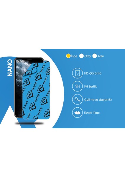 Apple iPhone 12 Pro Max Nano Glass Esnek Ekran Koruyucu