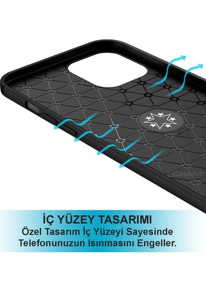 Huawei Y9 2019 Kılıf Renkli Yüzüklü Manyetik Silikon Kapak Siyah - Kırmızı