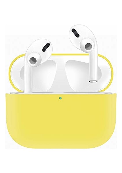 Kılıf Ince Slim Zar Silikon Sarı